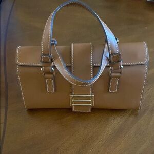 Authentic Italian Tan Leather Handbag